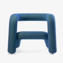 Fauteuil bleu-vert 65cm Extra bold - Moustache