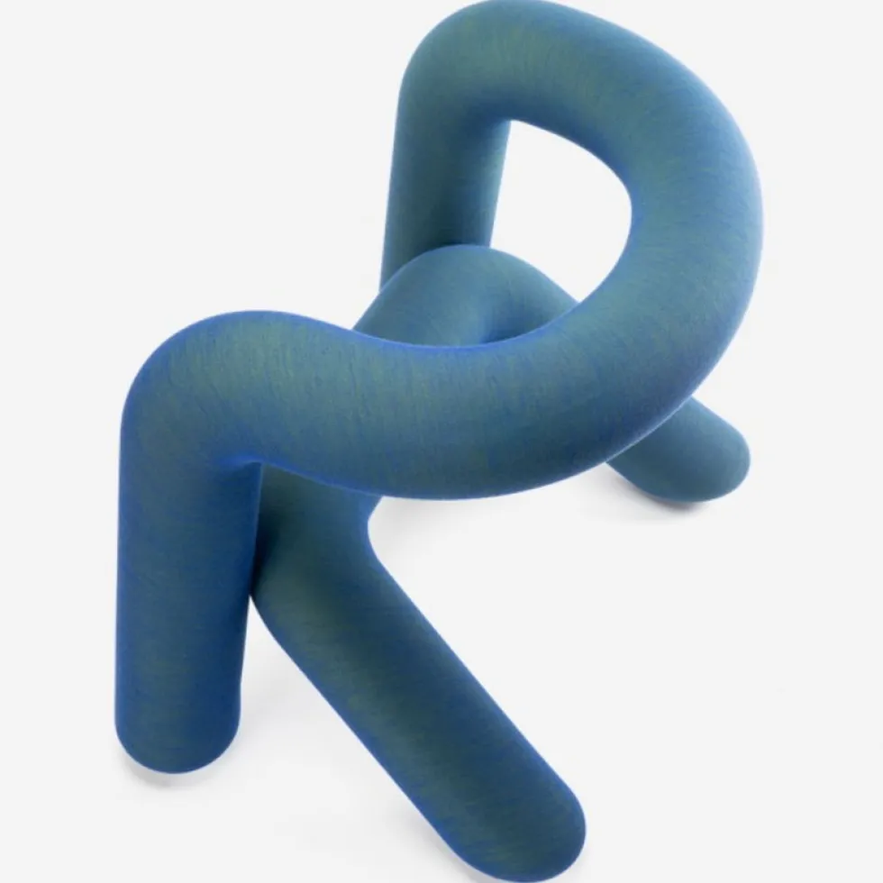 Fauteuil bleu-vert 65cm Extra bold - Moustache