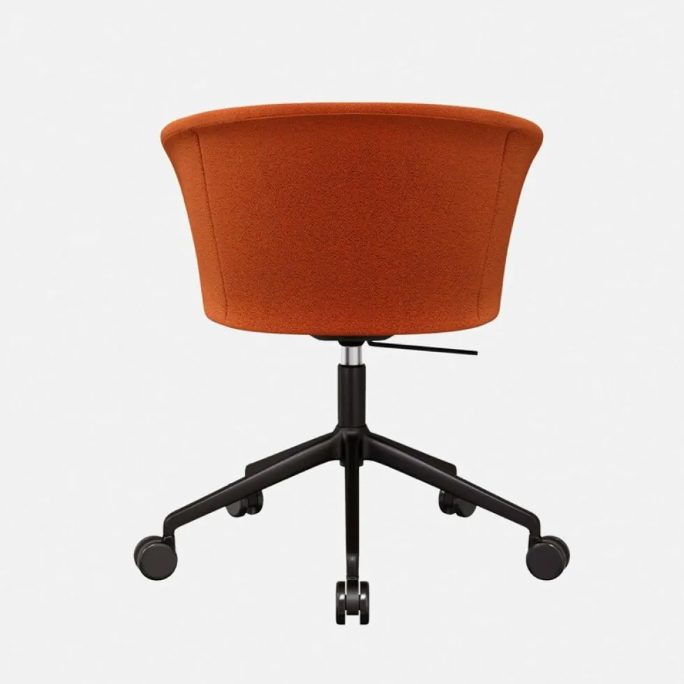 Fauteuil Canyon et piètement noir à roulettes Kendo - Hem