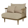 Fauteuil chêne huilé fumé Fly SC1 - &tradition