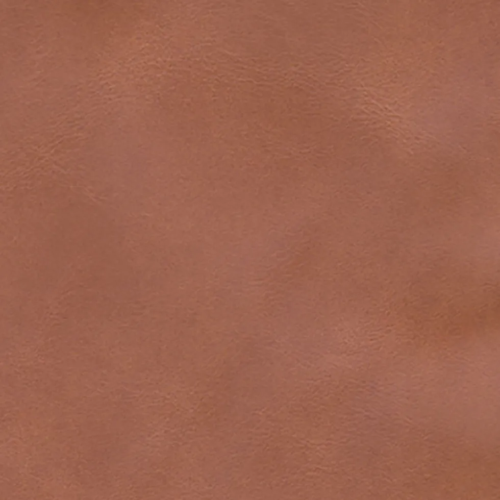 Fauteuil cognac piétement pivot et assise cuir Fiber - Muuto