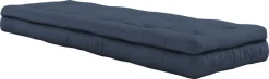 Fauteuil convertible en lit de jour en coton navy 95x70x60cm Buckle-up - Karup Design