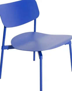 Fauteuil de jardin en métal bleu Fromme - Petite friture