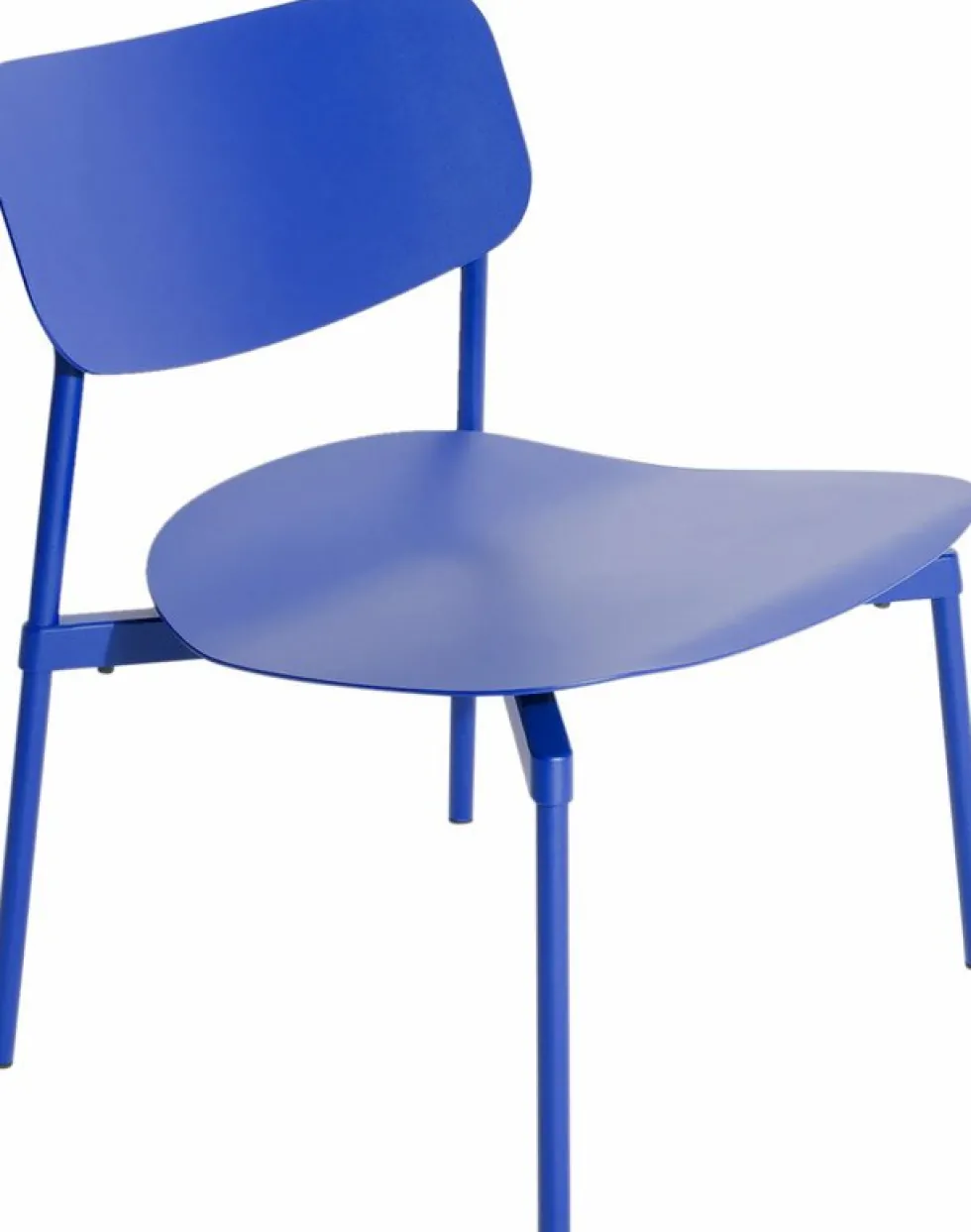 Fauteuil de jardin en métal bleu Fromme - Petite friture