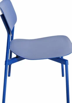 Fauteuil de jardin en métal bleu Fromme - Petite friture
