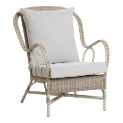 Fauteuil de jardin en résine imitation rotin Garrigues - KOK