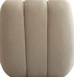 Fauteuil design en tissu lin beige Toe - 101 COPENHAGEN