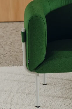 Fauteuil en acier et laine blueberry pie 71,2cm Ubi Mini - noo.ma