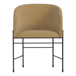 Fauteuil en acier marron clair 79cm Covent - New Works