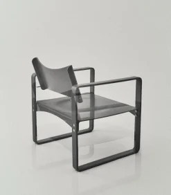 Fauteuil en bouleau laqué noir 65,5x60x74cm 270F - Verpan