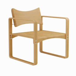 Fauteuil en bouleau laqué 65,5x60x74cm 270F - Verpan