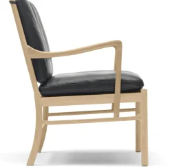 Fauteuil en chêne huilé et assise en cuir thor 301 85cm OW149 - Carl Hansen & Søn