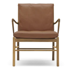 Fauteuil en chêne huilé et assise en cuir thor 307 85cm OW149 - Carl Hansen & Søn