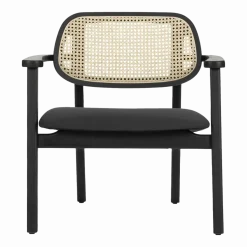 Fauteuil en chêne noir et cannage Titus - Vincent Sheppard