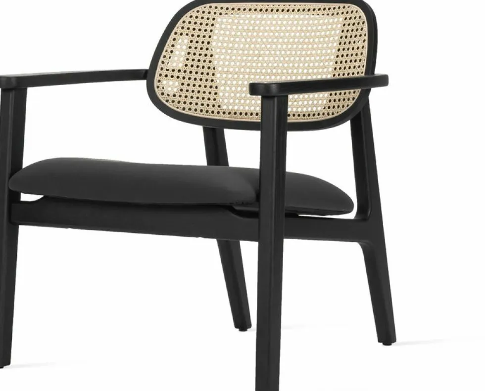 Fauteuil en chêne noir et cannage Titus - Vincent Sheppard