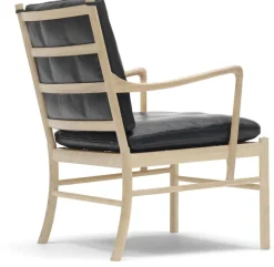 Fauteuil en chêne savonné et assise en cuir thor 301 85cm OW149 - Carl Hansen & Søn