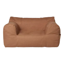 Fauteuil en coton biologique marron 80x48cm Billow - Ferm Living