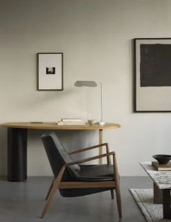Fauteuil en cuir marron 77 x 80 cm The Seal - Audo