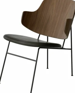 Fauteuil en cuir noir 64 x 56 cm The Penguin - Audo