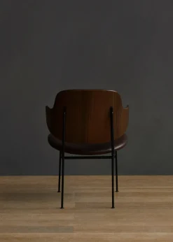 Fauteuil en cuir noir 64 x 56 cm The Penguin - Audo