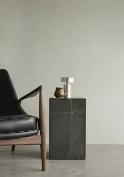 Fauteuil en cuir noir 77 x 80 cm The Seal - Audo