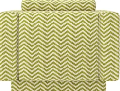 Fauteuil en hêtre et tissu marelle 03 vert 105x83cm Haus - Versmissen
