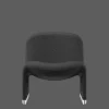 Fauteuil en laine bouclé gris foncé Alky - Anonima Castelli