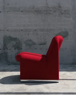 Fauteuil en laine bouclé gris foncé Alky - Anonima Castelli