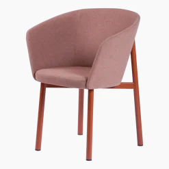 Fauteuil en laine rose Résidence - Kann Design