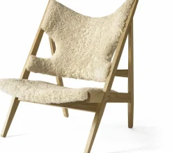 Fauteuil en mouton naturel 71 x 67 cm Knitting - Audo