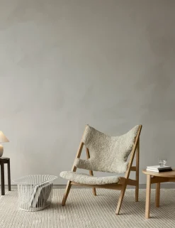Fauteuil en mouton naturel 71 x 67 cm Knitting - Audo