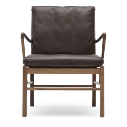 Fauteuil en noyer huilé et assise en cuir thor 306 85cm OW149 - Carl Hansen & Søn