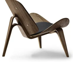 Fauteuil en noyer huilé et assise thor 301 74cm CH07 - Carl Hansen & Søn