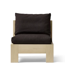 Fauteuil en pin et laine britannique peignée 65x72,5x62,5cm Icon - Form&Refine