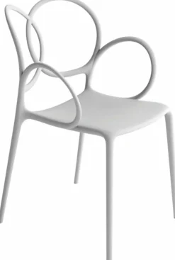 Fauteuil en plastique recyclé blanc Sissi Green - Driade