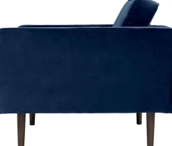 Fauteuil en polyester insignia blue 84x88 cm Wind - Broste Copenhagen