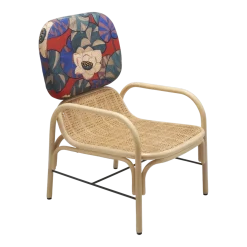 Fauteuil en rotin idris 95x76cm Plus - ORCHID EDITION