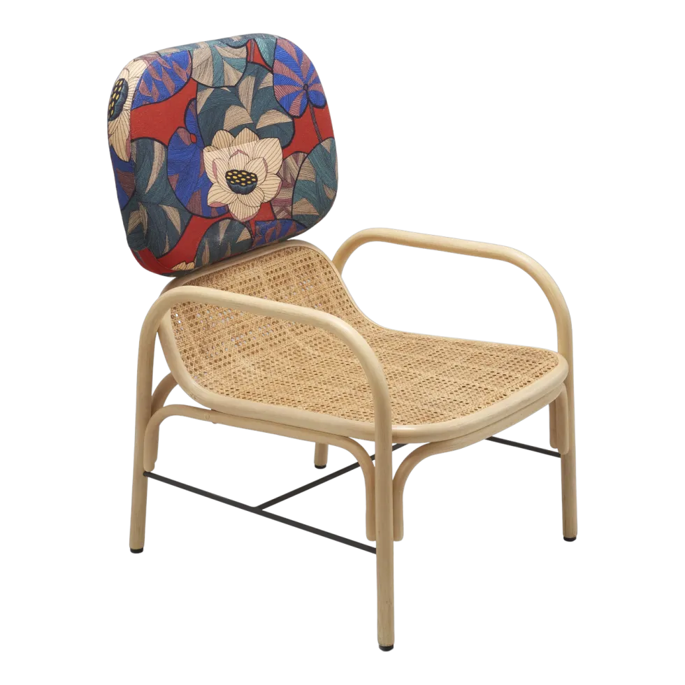 Fauteuil en rotin idris 95x76cm Plus - ORCHID EDITION