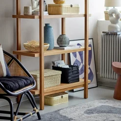 Fauteuil en Rotin noir Loue - Bloomingville
