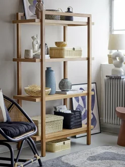 Fauteuil en Rotin noir Loue - Bloomingville