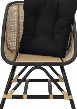 Fauteuil en Rotin noir Loue - Bloomingville