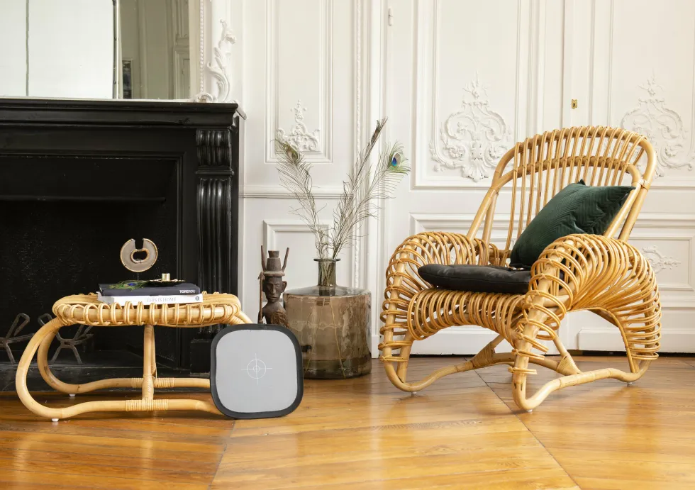 Fauteuil en rotin 97 x 82 x 92 Boucle - KOK