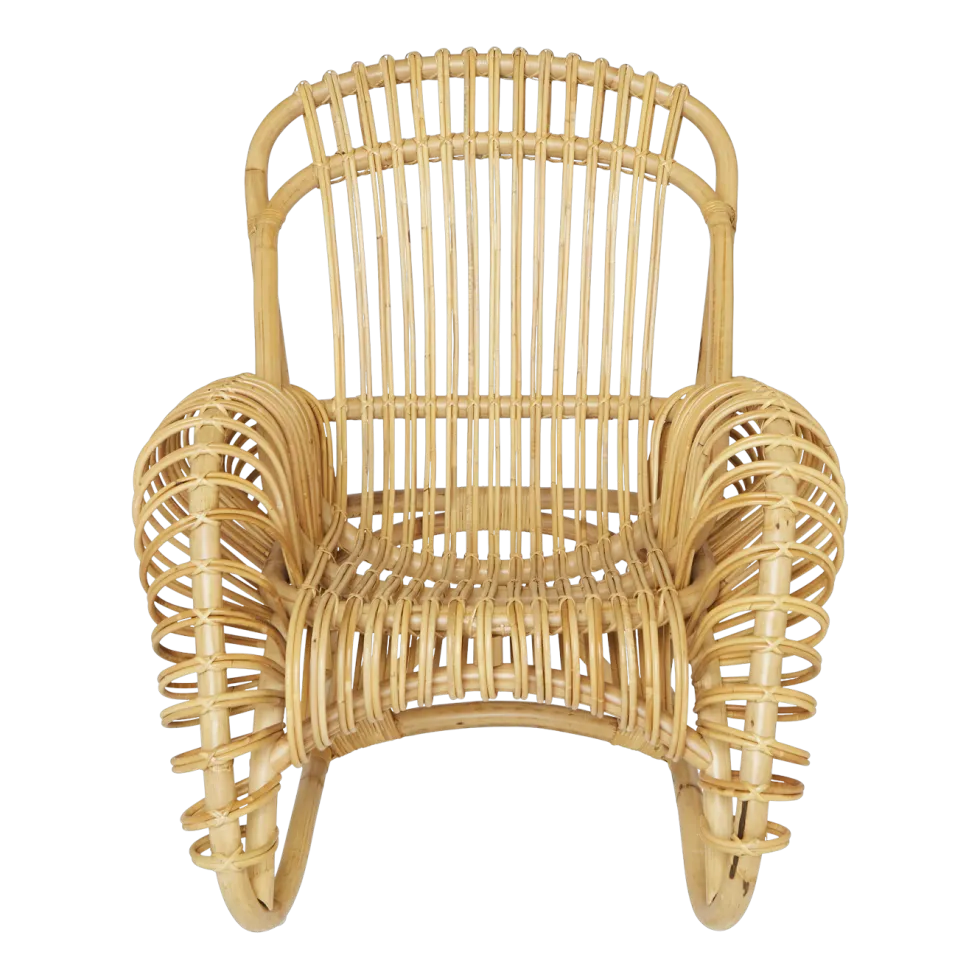 Fauteuil en rotin 97 x 82 x 92 Boucle - KOK