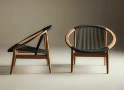 Fauteuil en teck et gris anthracite Frida - Vincent Sheppard