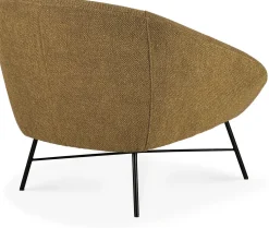 Fauteuil en textile gingembre Barrow - Ethnicraft