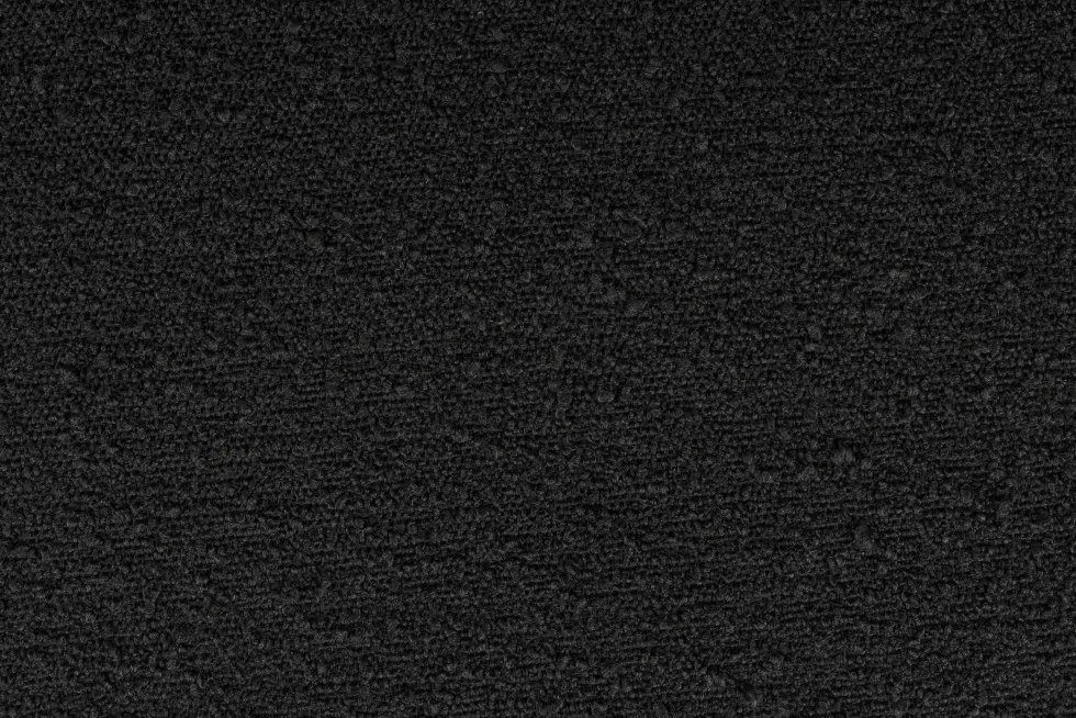 Fauteuil en tissu bouclé noir Rodin - Dutchbone