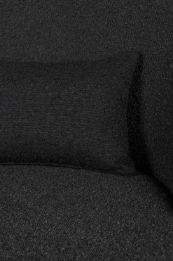 Fauteuil en tissu bouclé noir Rodin - Dutchbone