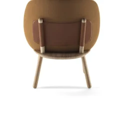 Fauteuil en tissu jaune Naïve - EMKO