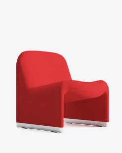 Fauteuil en tissu rouge Alky - Anonima Castelli