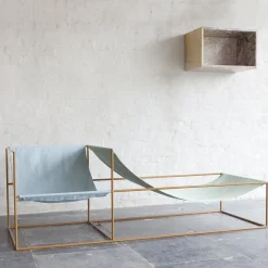 Fauteuil et chaise longue Duo Seat / Bleu / Vert - valerie_objects